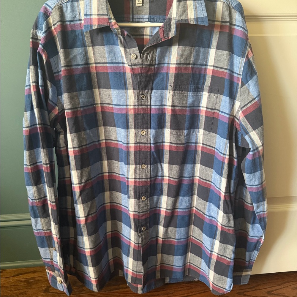 Alex Mill Multicolor Plaid Button Down Shirt